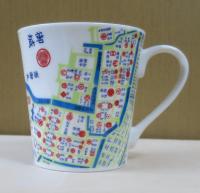 窓付BOX T型mapmug マップマグ　江戸古地図3