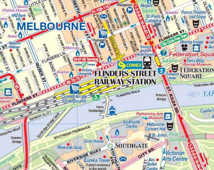 Melbourne オセアニア-オーストラリア ITMB / 地図のご購入は「地図の専門店 マップショップ ぶよお堂」