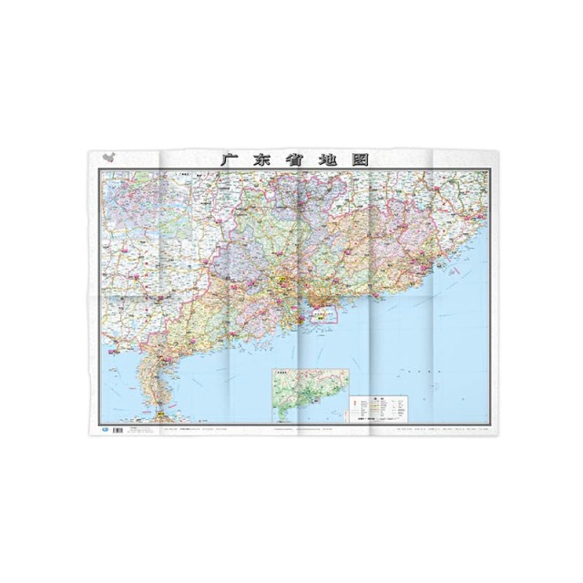 広東省地図 分省系列地図 中国地図出版社 / 地図のご購入は「地図の 