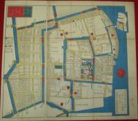 1222 江戸切絵図 京橋南 築地 鉄砲洲絵図