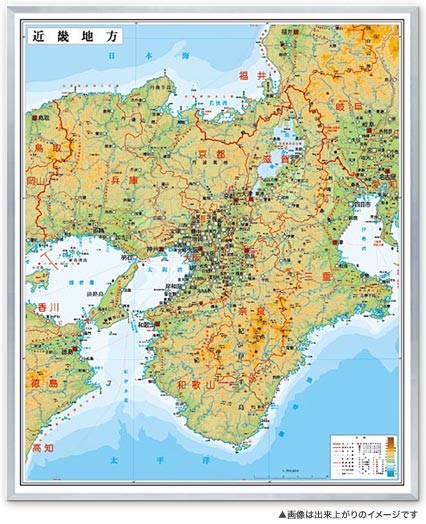 近畿地方 大 ボード 日本地方別地図 地図のご購入は 地図の専門店 マップショップ ぶよお堂