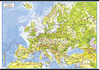 世界州別地図 ヨーロッパ 世界州別地図 掛図 M 地図のご購入は 地図の専門店 マップショップ ぶよお堂
