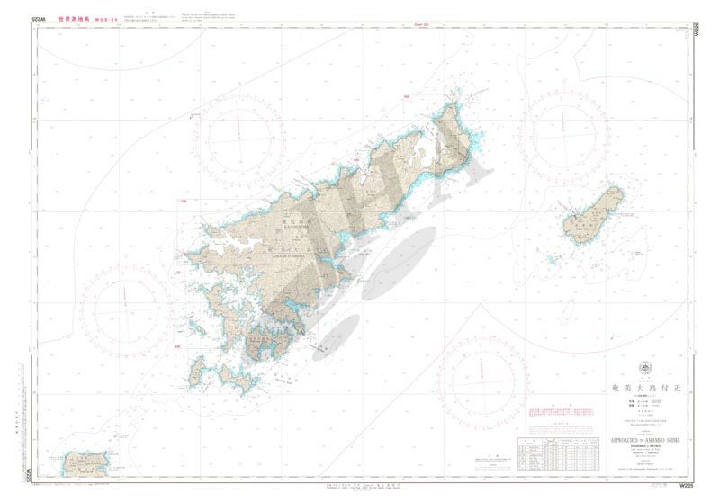 奄美大島付近 航海用海図 九州 南西諸島 地図のご購入は 地図の専門店 マップショップ ぶよお堂